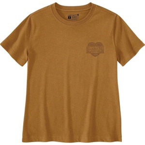 image:imageCarhartt Womens Irvine Relaxed Heritage Heart TShirtCarhartt Brown