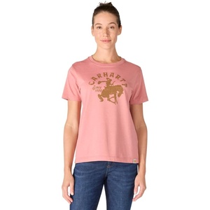 image:imageCarhartt Womens Irvine Relaxed Horse TShirtRose Tint Heather