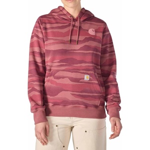 image:imageCarhartt Womens Marquette Landscape Camo SweatshirtDark Rose Tint Landscape