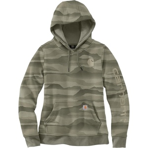 image:imageCarhartt Womens Marquette Landscape Camo SweatshirtDusty Olive Landscape
