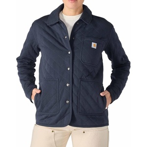 image:imageCarhartt Womens Paxton Quilted Shirt JacDeep Smoke Blue