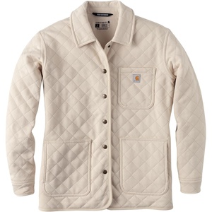 image:imageCarhartt Womens Paxton Quilted Shirt JacOat Milk