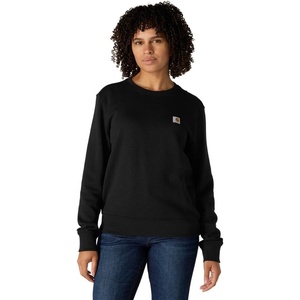 image:imageCarhartt Womens Relaxed Fit Midweight French Terry Crewneck SweatshirtBlack
