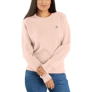 image:imageCarhartt Womens Relaxed Fit Midweight French Terry Crewneck SweatshirtGeorgia Peach