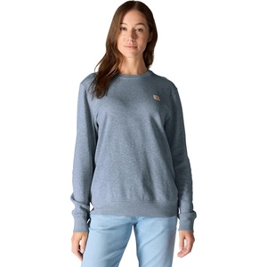 image:imageCarhartt Womens Relaxed Fit Midweight French Terry Crewneck SweatshirtLight Faded Navy Heather