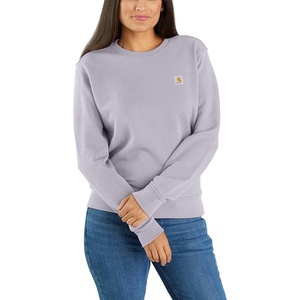 image:imageCarhartt Womens Relaxed Fit Midweight French Terry Crewneck SweatshirtLilac Haze