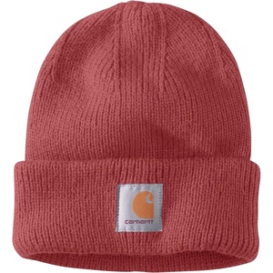 image:imageCarhartt Womens Rib Knit BeanieDeep Fire Coral