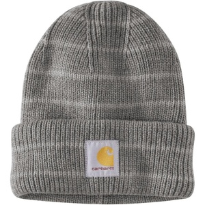 image:imageCarhartt Womens Rib Knit BeanieHeather Gray Stripe