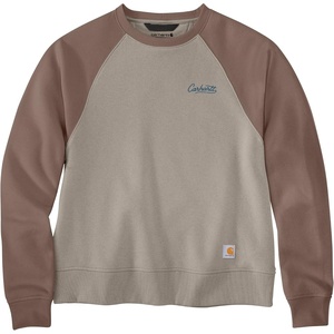image:imageCarhartt Womens Sawyer Crewneck SweatshirtGray Dunes Heather