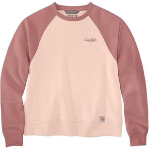 image:imageCarhartt Womens Sawyer Crewneck SweatshirtLight Coral