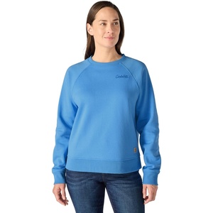 image:imageCarhartt Womens Sawyer Crewneck SweatshirtTranquil Blue