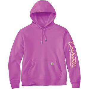 image:imageCarhartt Womens Sawyer Script Logo SweatshirtElectric Fuchsia