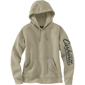 image:imageCarhartt Womens Sawyer Script Logo SweatshirtFaded Fatigue