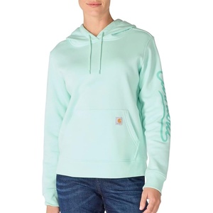 image:imageCarhartt Womens Sawyer Script Logo SweatshirtFresh Mint