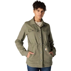 image:imageCarhartt Womens TENCEL Fiber Series Canvas CoatDusty Olive