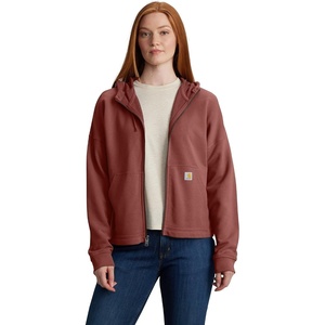 image:imageCarhartt Womens TENCEL Fiber Series FullZip SweatshirtBarnwood