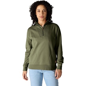 image:imageCarhartt Womens TENCEL Fiber Series HalfZip SweatshirtDusty Olive