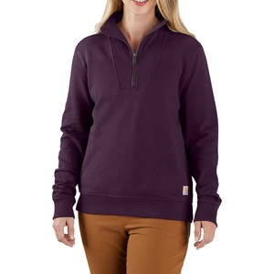 image:imageCarhartt Womens TENCEL Fiber Series HalfZip SweatshirtEggplant