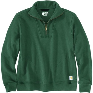 image:imageCarhartt Womens TENCEL Fiber Series HalfZip SweatshirtFrosted Balsam