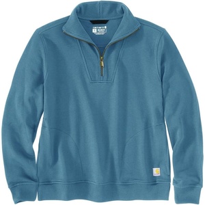 image:imageCarhartt Womens TENCEL Fiber Series HalfZip SweatshirtThundercloud