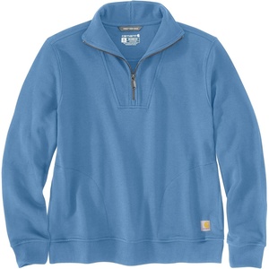 image:imageCarhartt Womens TENCEL Fiber Series HalfZip SweatshirtWorkwear Blue