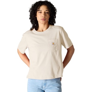 image:imageCarhartt Womens Tencel Fiber Series Loose TShirtOat Milk Heather