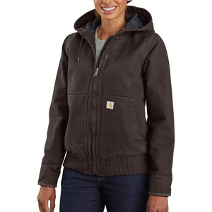 image:imageCarhartt Womens Washed Duck Active JacDark Brown