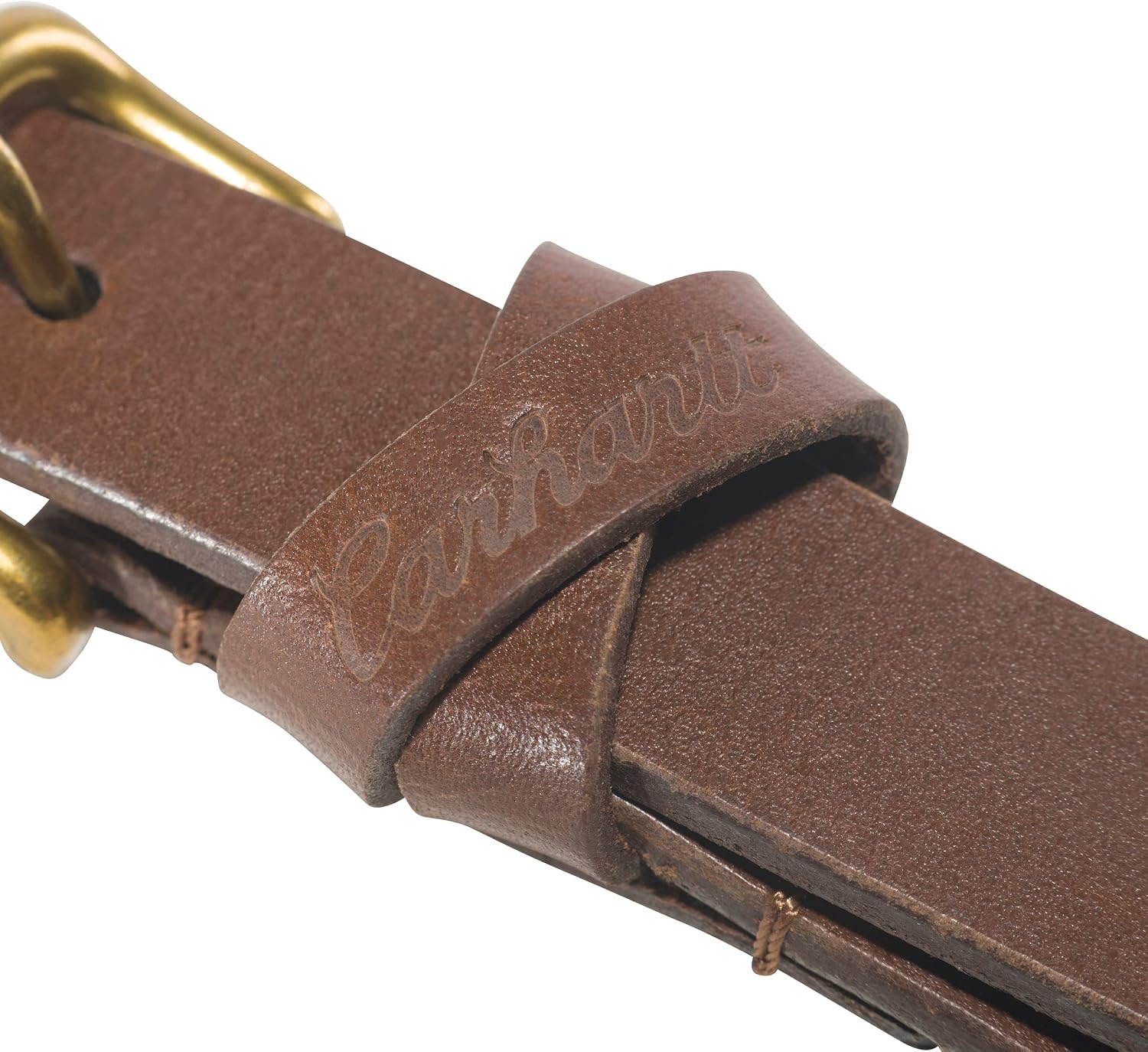 image:imageCarhartt Womens Casual Rugged Belts Available in Multiple Styles Colors amp SizesBridle Leather Thin Brown