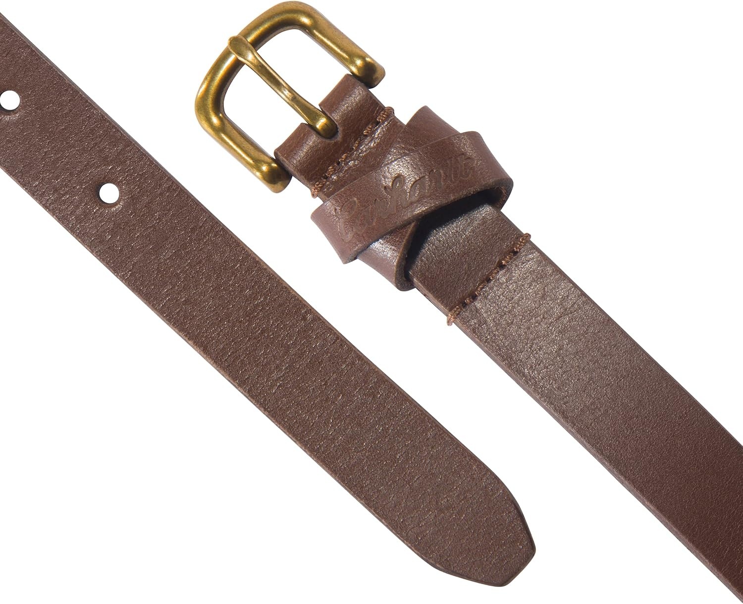 image:imageCarhartt Womens Casual Rugged Belts Available in Multiple Styles Colors amp SizesBridle Leather Thin Brown