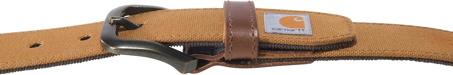 image:imageCarhartt Womens Casual Rugged Belts Available in Multiple Styles Colors amp SizesCanvas Duck Carhartt Brown