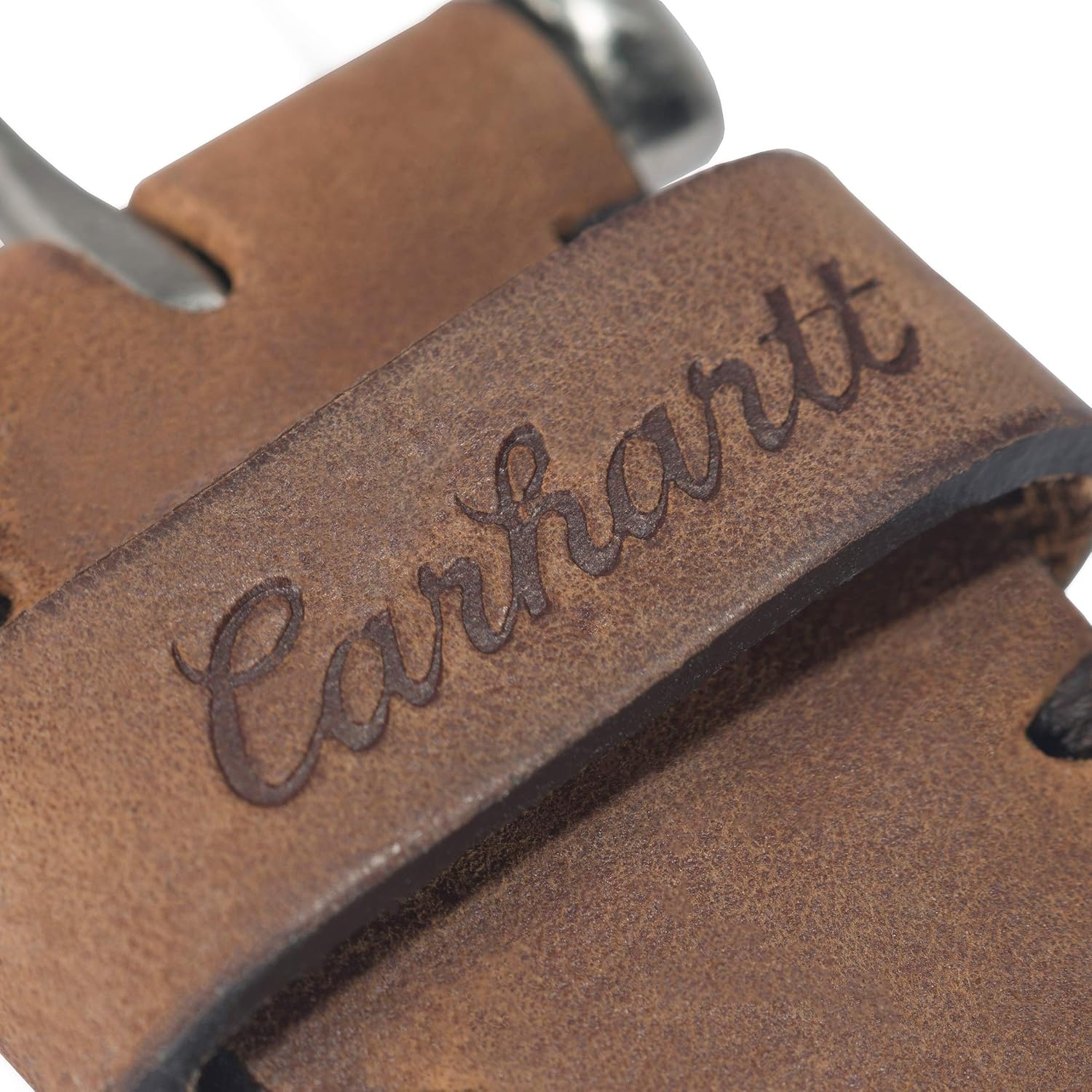 image:imageCarhartt Womens Casual Rugged Belts Available in Multiple Styles Colors amp SizesTanned Leather Continuous Tan