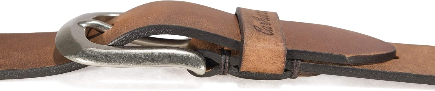 image:imageCarhartt Womens Casual Rugged Belts Available in Multiple Styles Colors amp SizesTanned Leather Continuous Tan