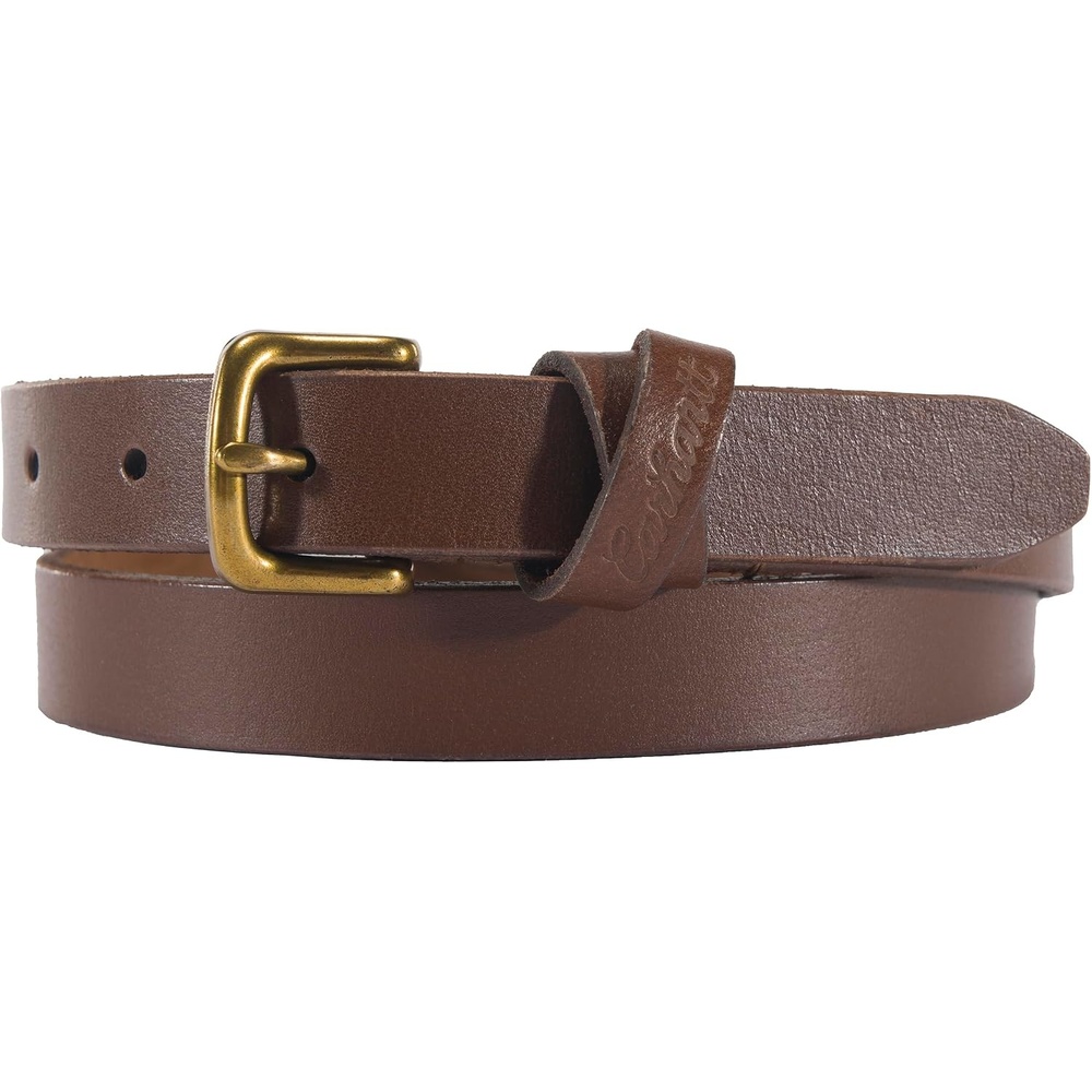 image:imageCarhartt Womens Casual Rugged Belts Available in Multiple Styles Colors amp SizesBridle Leather Thin Brown