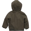 image:imageCarhartt Baby Boys Hooded Jacket  Polyester Blend  Quilted Polyester Brushed TricotLined Main Body  Everyday WearOlive Green