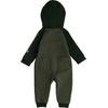 image:imageCarhartt Baby Boys LongSleeve Hooded ZipUp Footless OnePiece CoverallBronze Green