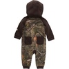 image:imageCarhartt Baby Boys LongSleeve Hooded ZipUp Footless OnePiece CoverallMossy Oak Country Dna Camo