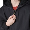 image:imageCarhartt Boys FlannelLined Hooded Canvas Insulated ZipUp Jacket  Polyester Blend  Quilted Polyester Brushed TricotLined Main Body  Everyday WearBlack