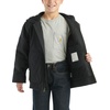 image:imageCarhartt Boys FlannelLined Hooded Canvas Insulated ZipUp Jacket  Polyester Blend  Quilted Polyester Brushed TricotLined Main Body  Everyday WearCaviar Black