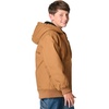 image:imageCarhartt Boys FlannelLined Hooded Canvas Insulated ZipUp Jacket  Polyester Blend  Quilted Polyester Brushed TricotLined Main Body  Everyday WearNew Carhartt Brown