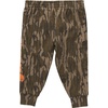 image:imageCarhartt Boys Fleece Logo Sweatpant  CottonBlend Fleece  Designed With An Elastic Waistband And Adjustable  Cozy WarmthMossy Oak Bottomland