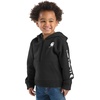 image:imageCarhartt Boys HalfZip Hooded Pullover Sweatshirt  Cotton Jersey  RibKnit Crewneck Holds Its Shape Throughout  AllDay ComfortCaviar Black