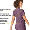 image:imageCarhartt CrossFlex Scrubs for Women VNeck Scrub TopsAmethyst