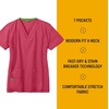 image:imageCarhartt CrossFlex Scrubs for Women VNeck Scrub TopsAzalea
