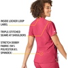 image:imageCarhartt CrossFlex Scrubs for Women VNeck Scrub TopsAzalea