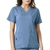 image:imageCarhartt CrossFlex Scrubs for Women VNeck Scrub TopsAzure Blue