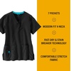 image:imageCarhartt CrossFlex Scrubs for Women VNeck Scrub TopsBlack