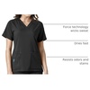 image:imageCarhartt CrossFlex Scrubs for Women VNeck Scrub TopsBlack