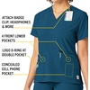 image:imageCarhartt CrossFlex Scrubs for Women VNeck Scrub TopsCaribbean