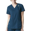 image:imageCarhartt CrossFlex Scrubs for Women VNeck Scrub TopsCaribbean