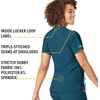 image:imageCarhartt CrossFlex Scrubs for Women VNeck Scrub TopsCaribbean